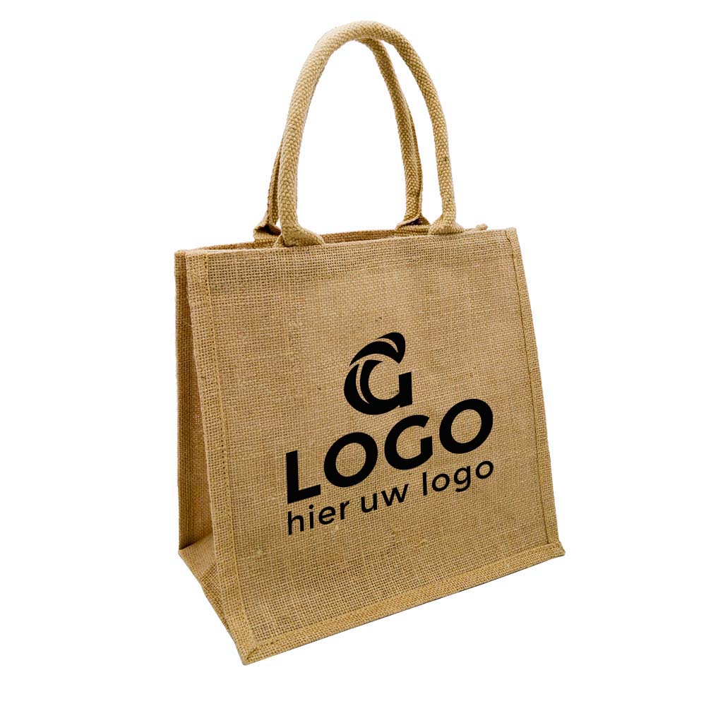 Jute tas naturel - M | Eco geschenk